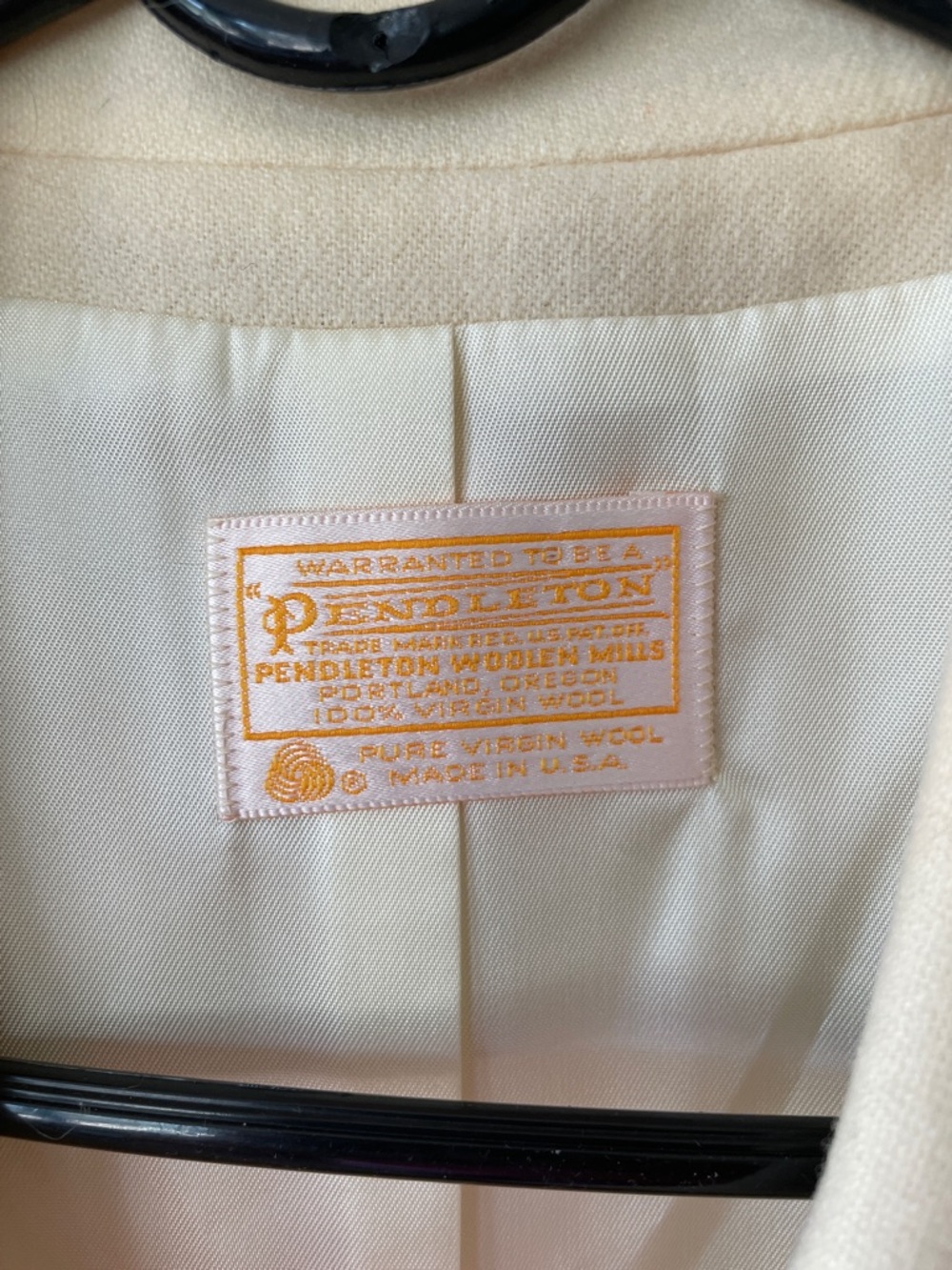 Pendleton Cream Single-Breasted Blazer Jacket - Picture 2 of 8